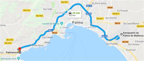 Palma Nova Map