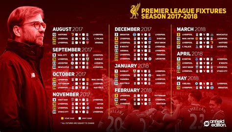 Liverpool Fixtures ~ Biz Dev