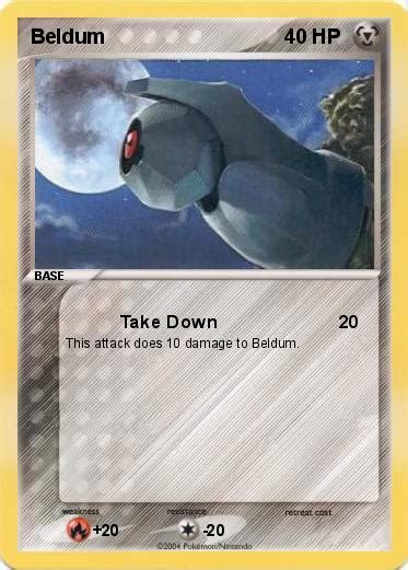 Pokémon Beldum 3 3 - Take Down - My Pokemon Card