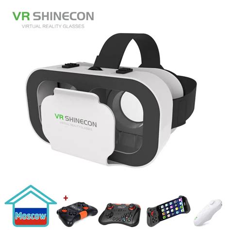 VR SHINECON G05A 3D VR Glasses Headset for 4.7 6.0 inches Android iOS Smart Phones-in 3D Glasses ...