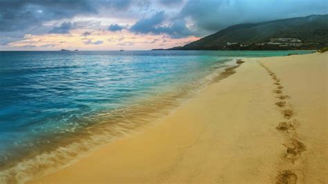 Footprints In The Sand Backgrounds