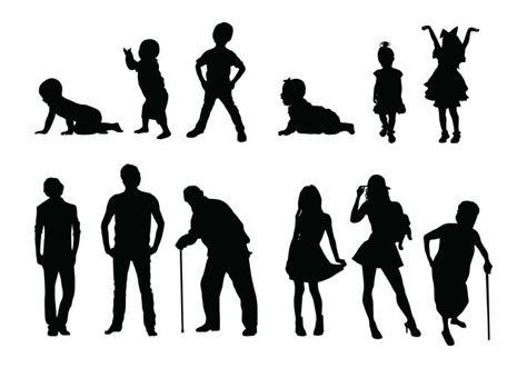 Human Silhouette 137254 Vector Art at Vecteezy