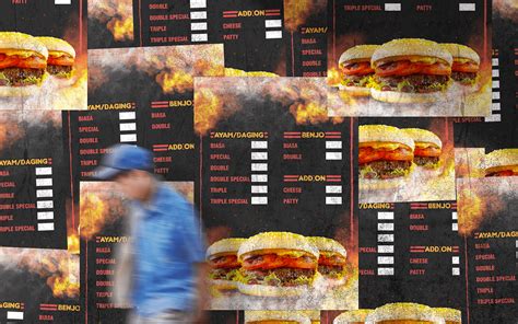 Street Burger Stall Menu :: Behance