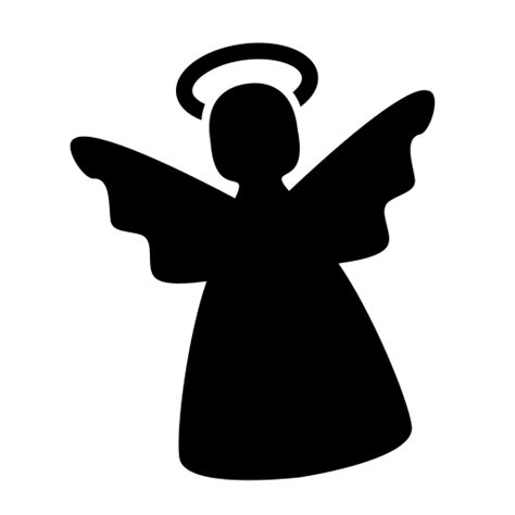 Silhouette Computer Icons Angel Christmas Clip art - celebrate christmas png download - 512*512 ...