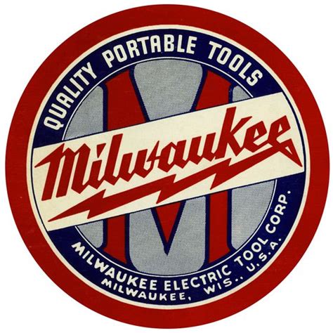 1940 Milwaukee Electric Tool Corporation Vintage Logo | Milwaukee® Logos | Pinterest | Power ...