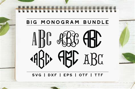 Creative Monogram Ideas for Crafters | Design Bundles Blog