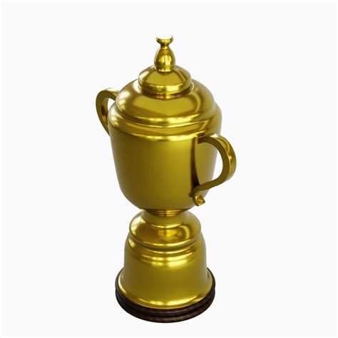 Gold Trophy Cup 3D model | CGTrader