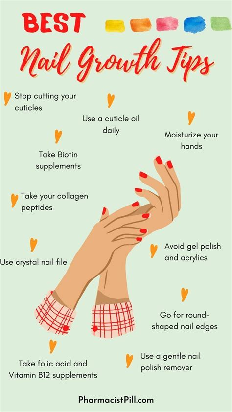 How to grow your nails faster and stronger at home(nail growth remedies) | Nail growth tips ...