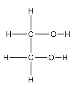 Ethane-1,2-diol has the given structure. Without breaking the $C - C ...