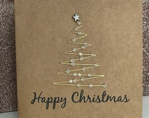 Handmade Christmas Tree Xmas Card Christmas Card Handmade - Etsy