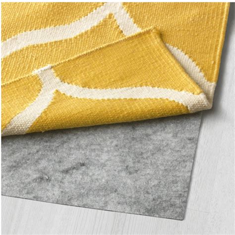 IKEA Stockholm 2017 Yellow Area RUG Wool Modern FLATWOVEN Handmade MCM ...