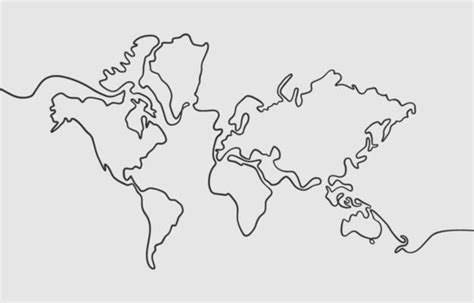 Continents Outline Vector Art, Icons, and Graphics for Free Download