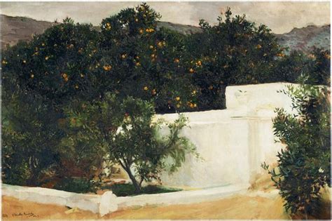 Orange trees on the road to Seville, 1903 - Joaquín Sorolla - WikiArt.org