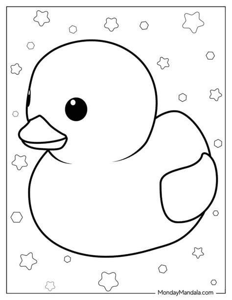 28 Cute Duck Coloring Pages (Free PDF Printables) | Free kids coloring pages, Coloring pages ...