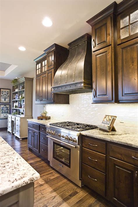 knotty alder, custom cabinetry, kitchen cabinets, stacked cabinet doors ...