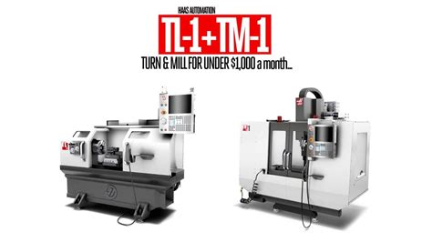 Get a Haas TM-1 & TL-1 for UNDER $1000 PER MONTH! – Haas Automation ...