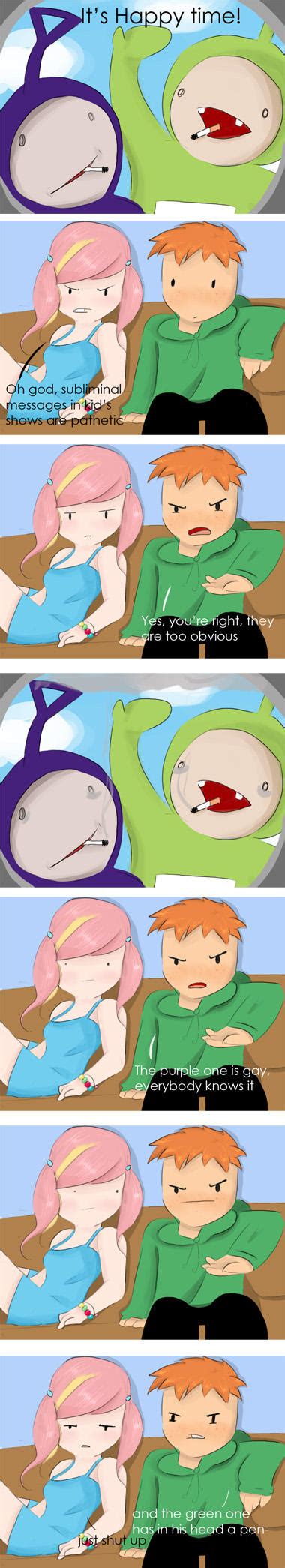 Strip 2. Smoking Teletubbies by NoFutureArtists on DeviantArt