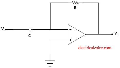 Op-amp Differentiator Circuit and Applications | Electricalvoice