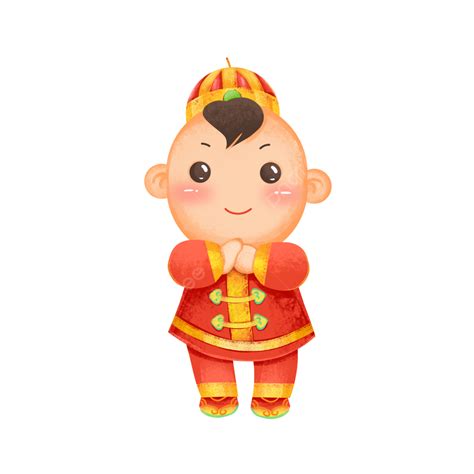 Chinese Style Cartoon Fuwa New Year S Greetings, New Year, New Year ...