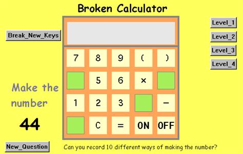 broken calculator overview