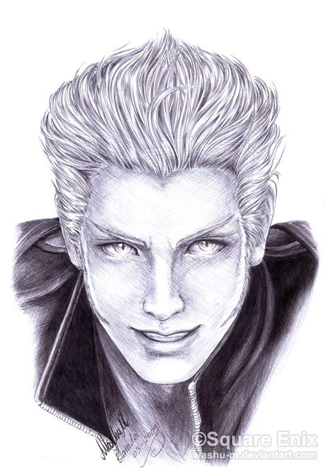 FF7 - LOZ - Pen Drawing by Washu-M Final Fantasy Crisis Core, Final ...