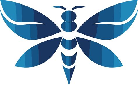 Abstract blue butterfly logo design 49420392 Vector Art at Vecteezy