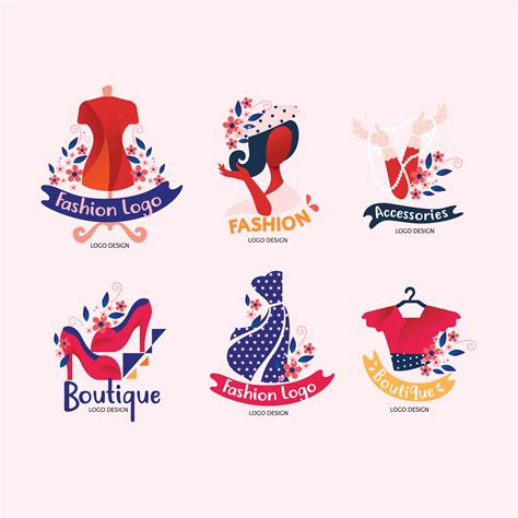 Fashion Design Logo with Unique Shape and Color 1407950 Vector Art at ...