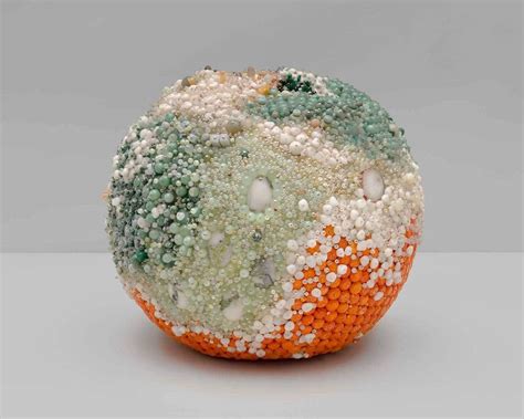 Moldy Fruit Recreated as Dazzling Beaded Art Sculptures