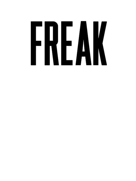 'Freak' Sticker by ARTP0P | Freak, Tech company logos, Company logo