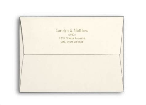 5X7 Envelopes Template Collection