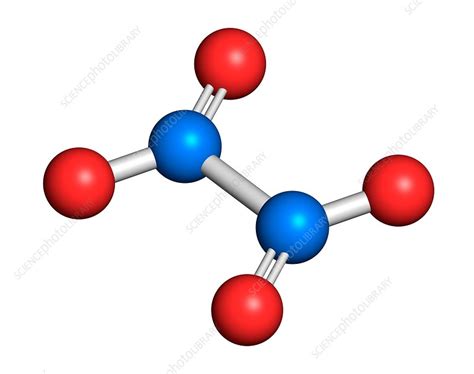 Nitrogen tetroxide molecule - Stock Image - F018/3008 - Science Photo ...