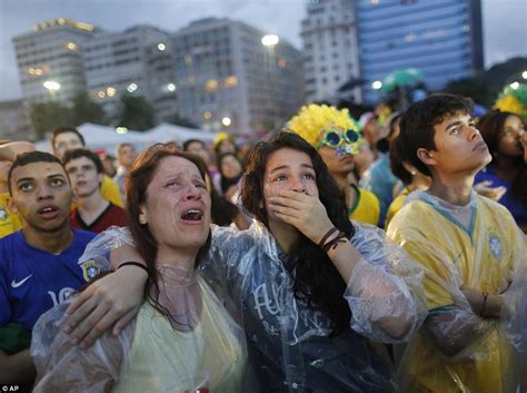 Brazil fans boo off their fallen heroes after 7-1 defeat by Germany ...