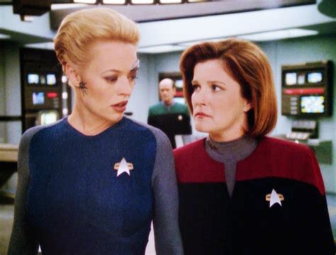 Seven of Nine and Captain Janeway | Seven of nine, Star trek voyager ...