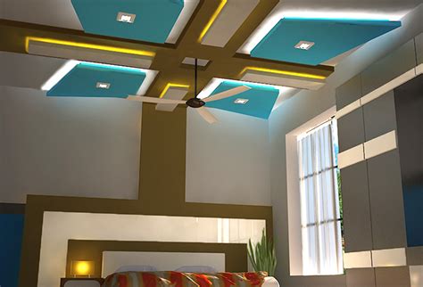 False Ceiling Lights Design For Bedroom