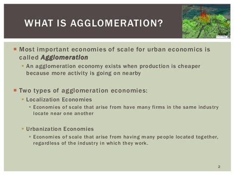 Agglomeration of economics