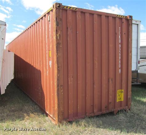 2003 Triton shipping container in Fort Pierre, SD | Item K3907 sold | Purple Wave