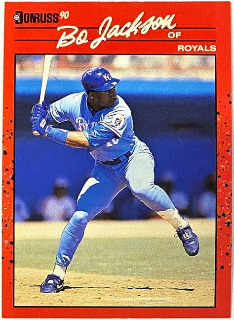 Bo Jackson 1990 Donruss Kansas City Royals Baseball Card – KBK Sports