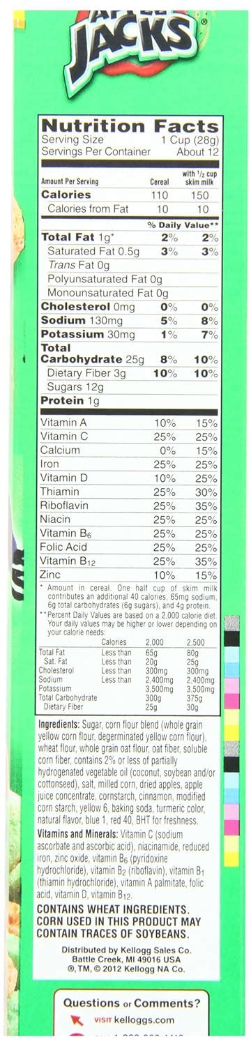 35 Apple Jacks Nutrition Label - Label Design Ideas 2020