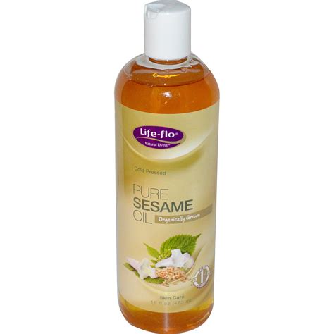 Life-flo, Pure Sesame Oil, Skin Care, 16 fl oz (473 ml) - iHerb