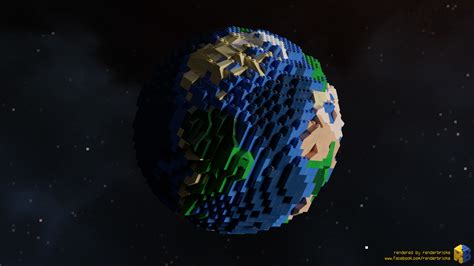 Renderbricks ® - LEGO® Earth