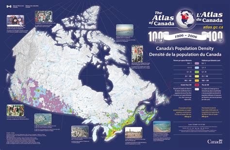 Canada Population Density Map - Maps on the Web