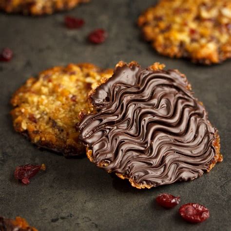 Easy Chocolate Florentines Recipe | Step by step pictures - Kitchen Mason