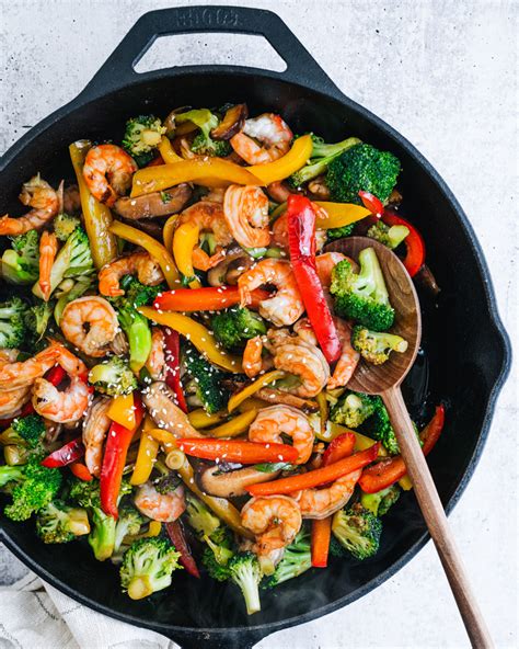 Shrimp Stir Fry Recipe with Broccoli and Peppers