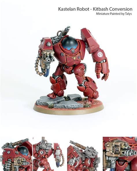 Adeptus Mechanicus, Admech, Dreadnought, Kastelan, Kitbash, Robot | Warhammer 40k miniatures ...