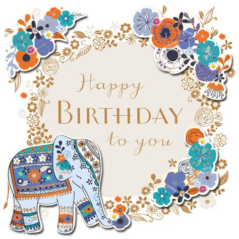 Happy birthday images with Elephant💐 — Free happy bday pictures and photos | BDay-card.com