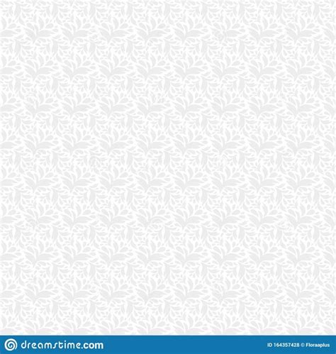 Light Gray Floral Background, Festive Seamless Pattern Stock ...