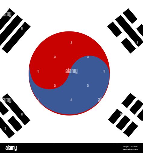 Flag of the republic of south korea hi-res stock photography and images - Alamy