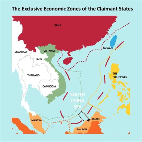 the map shows china's economic zones