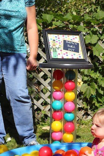 Bert's Ball Pit- found this table at Good Will and a box of Balls that ...