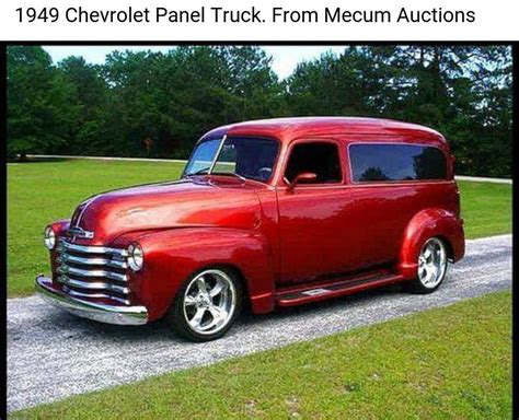 49 Chevy Panel custom.. | Chevy trucks, Panel truck, Classic trucks